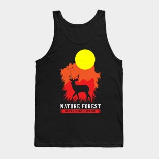 Nature forest never stop explore Tank Top